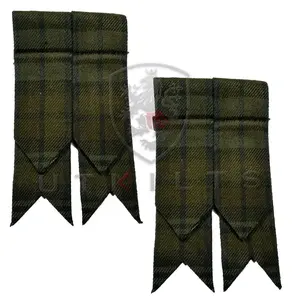 Kilt Flashes – Wool, Black Watch Weathered
