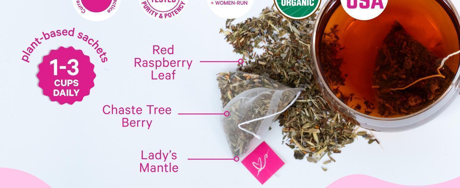 HOT 2026 !! Pink Stork Fertility Tea for Conception and Hormone Balance with Organic Mint, Vitex, and Red Raspberry Leaf, Caffeine Free - Mint, 15 Sachets, Hot or Iced HOT 2026 !! Pink Stork Fertility Tea for Conception and Hormone Balance with Organic Mint, Vitex, and Red Raspberry Leaf, Caffeine Free - Mint, 15 Sachets, Hot or Iced