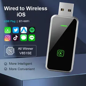 Wireless Apple CarPlay Adapter for the car machine with wired CarPlay