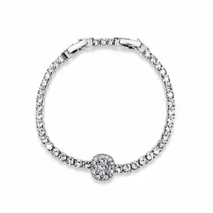 Mulan Round Tennis Bracelet, Unisex Fit, Womens Jewelry Accessory