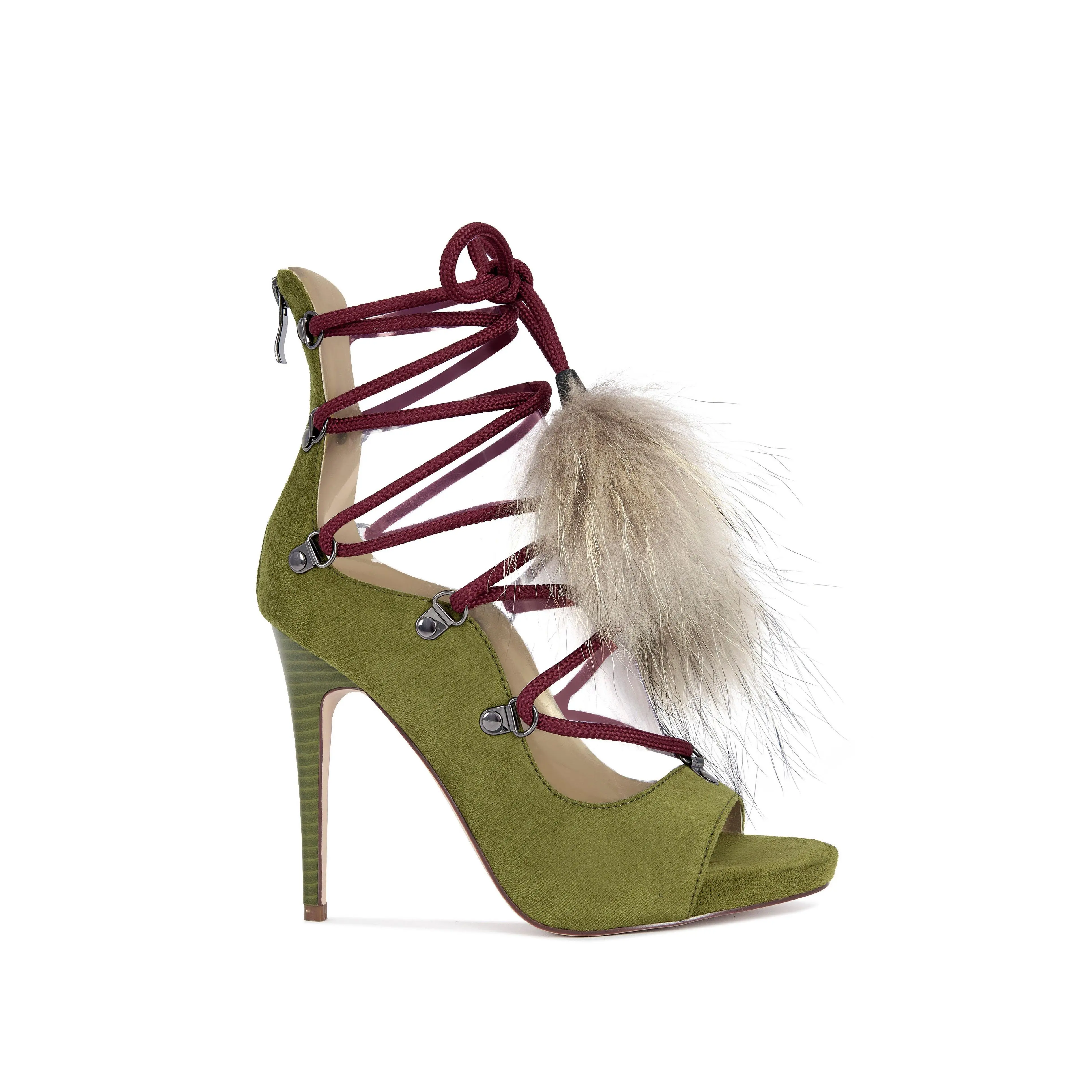 ANITA-OLIVEMULTI STILETTO SANDAL