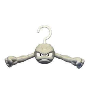 Angry Geodude Anime Figure Diy Coat Hanger Home Light - Versatile Bedroom Decor Trendy Cosplay Accessory For Fans