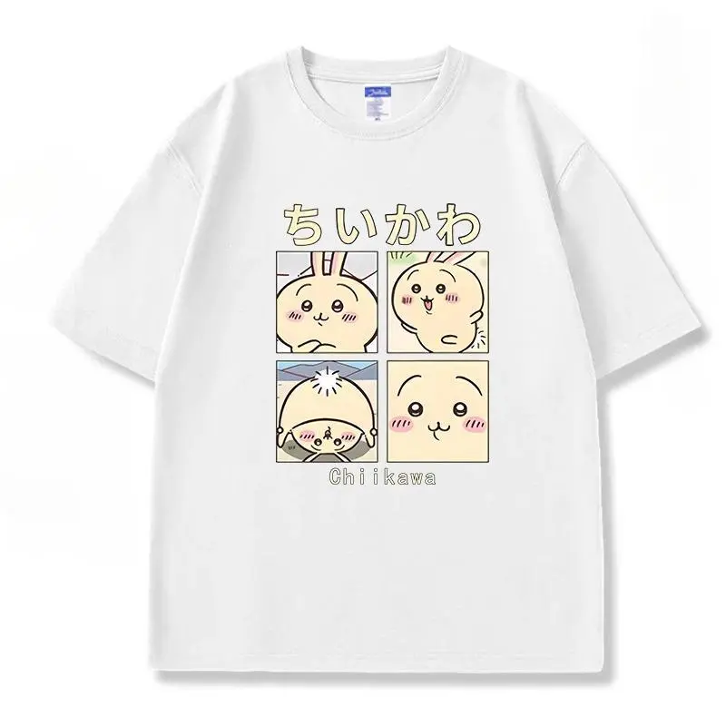 Chiikawa fun cute four-gang T-shirt, Usagi Picture Cute tshirt, Graphic Tshirt, Full Size, Full Color - Pick Your Shade - Find Your Perfect Fit