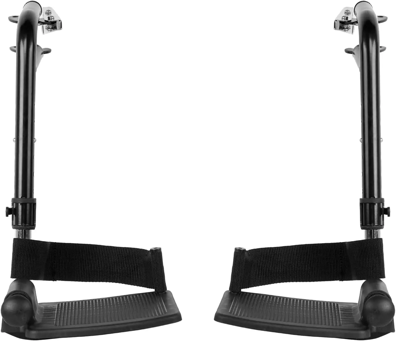 Elevating Legrests Composite Footplates Non-Padded  Supports,for Standard Wheelchairs,1 Pair