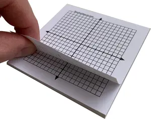 Sticky Note Graph Pads - Mini Graph Pads - 50 Sheets Per Pad