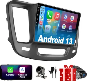 Car Radio Stereo Compatible with Chrysler 200 200C 200S 2015 2016 2017 2018 2019, 9" Android 13 Touch Screen with Wireless CarPlay Android Auto, GPS, BT, FM, WiFi, 1080P Backup Camera, 2+64GB
