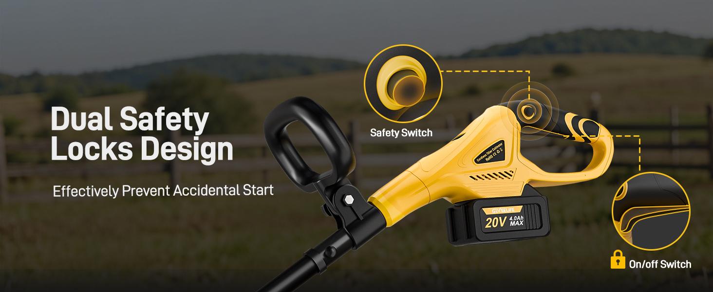 GEVEELIFE 20V Cordless Tiller Cultivator, 2×4.0Ah Battery Powered Rototiller, 12" Tilling Width, 8" Depth, 360RPM Garden Tiller, Electric Tiller for Gardening, Lawn & Soil Cultivation GEVEELIFE 20V Cordless Tiller Cultivator, 2×4.0Ah Battery Powered Rototiller, 12" Tilling Width, 8" Depth, 360RPM Garden Tiller, Electric Tiller for Gardening, Lawn & Soil Cultivation