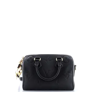 Pre-owned Louis Vuitton material Messenger Bags Speedy Bandouliere Bag Monogram Empreinte Giant 20 by Rebag