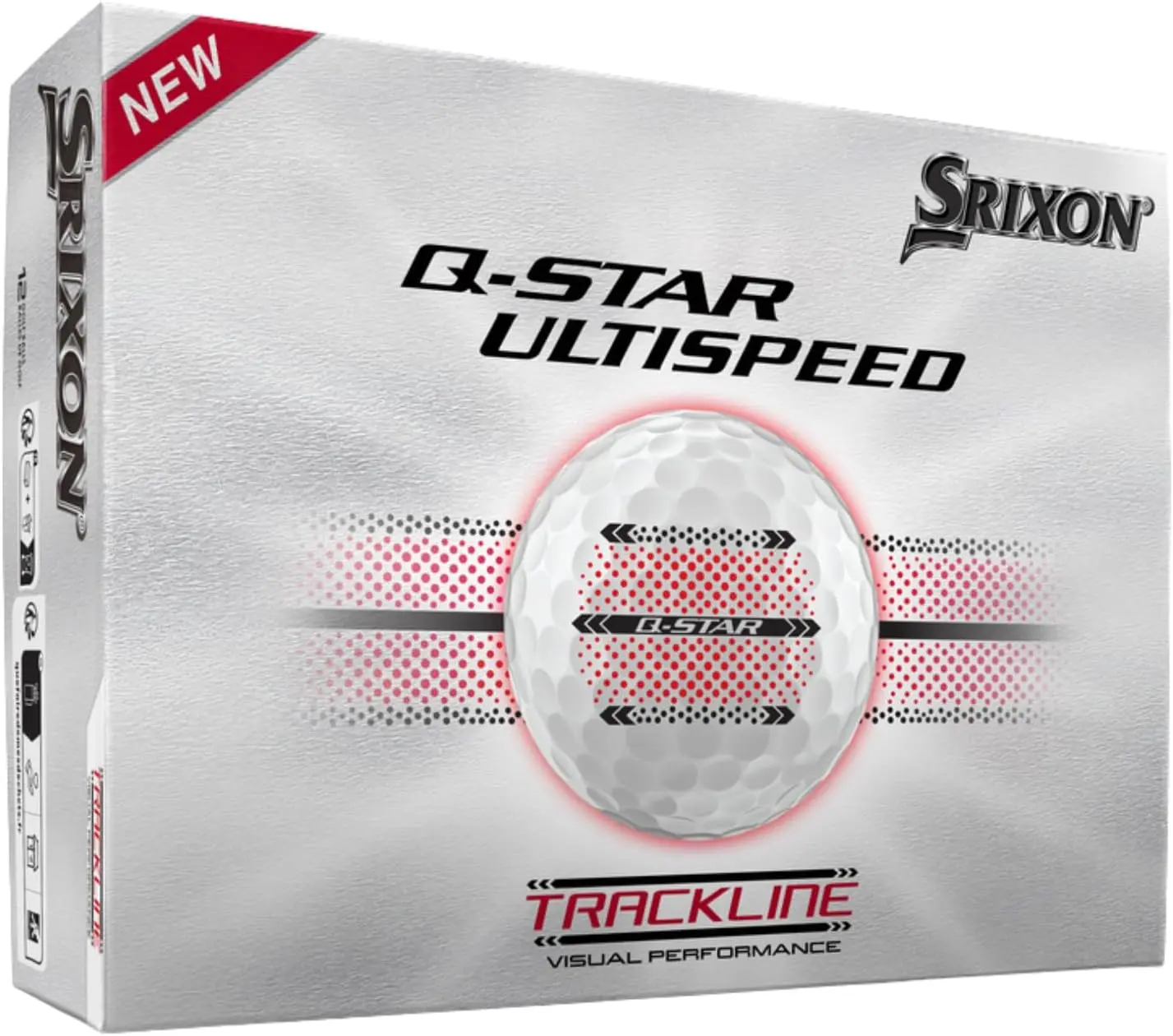 Srixon Q-Star Ultispeed Trackline Golf Balls Srixon Q-Star Ultispeed Trackline Golf Balls