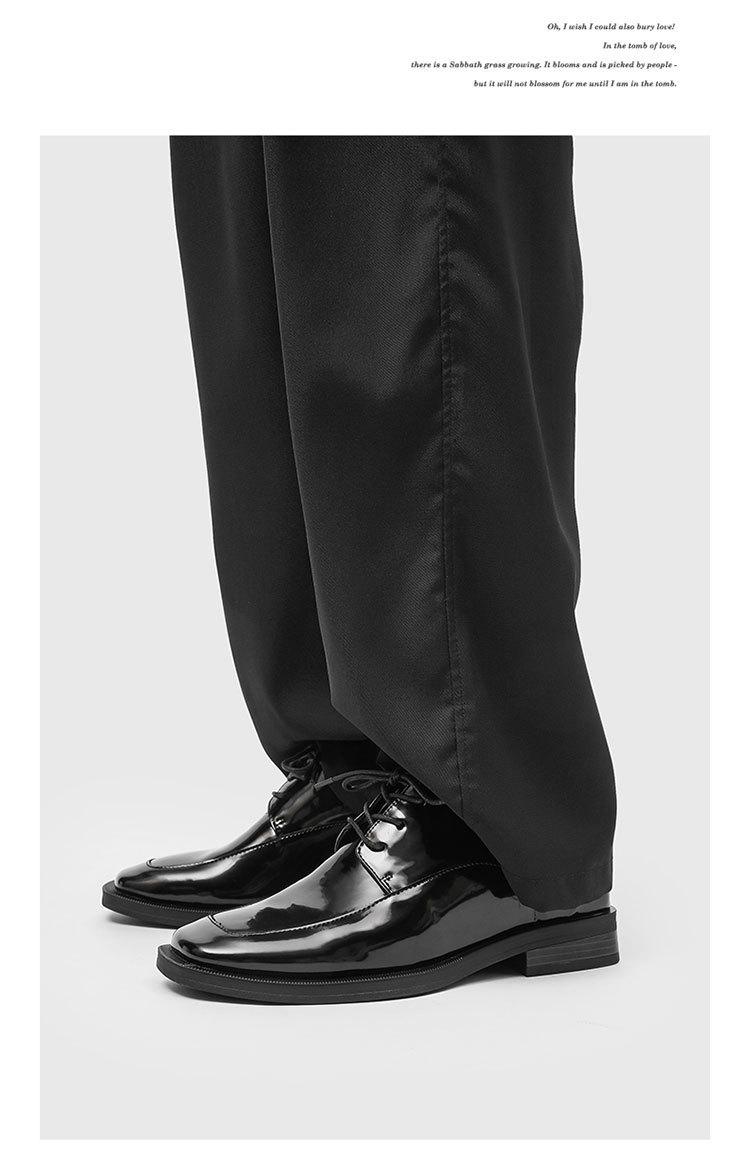 2026 Autumn New Men's British Style Shoes, Chunky Head Height Increase Business Casual Leather Shoes, Office Commute Formal Derby Shoes