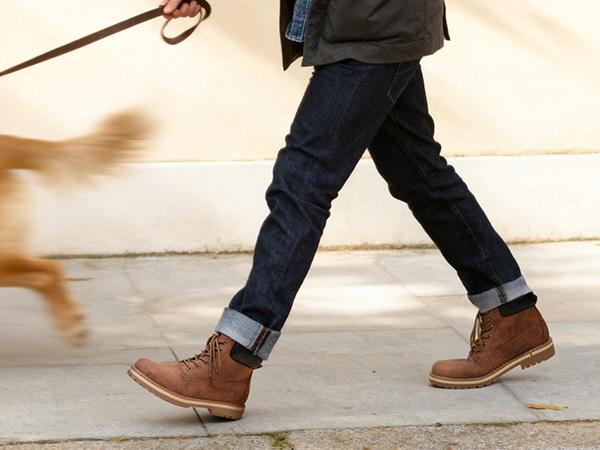 Bruno Marc [HighShield-1] Men's Slip-Resistant Cuban Heel Round Toe Lace-Up Boots with Splash-Resistant Upper, Textured Outsole, and Breathable Lining