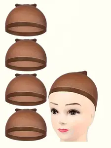 2 packs (2 pieces per pack) of high elasticity wigs, mesh caps, lightweight, high elasticity, breathable, invisible, and sweat proof wigs for daily use