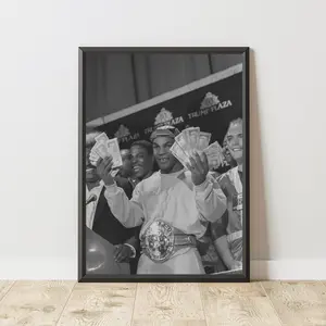 Mike Tyson Poster, Boxing Print / Print , Product without frame