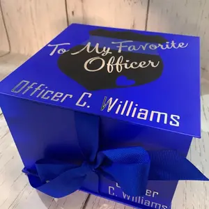 Officer Love Keepsake Gift Box with Bow