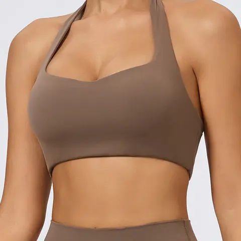 Women's Backless Sports Bra with Padding, Adjustable Straps, High Stretch, Ideal for Yoga & Outdoor Activities, All Seasons Wear, Padded Sport Bra, Workout Bra, Padded Sports Bras