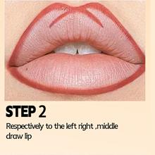 12 Colors Matte Lip Liner Set,Brown Tone Lip Pencil Kit,12 Assorted Colors High Pigmented Natural Makeup,Longwear Smooth Ultra Fine,Nude Liner Lipstick