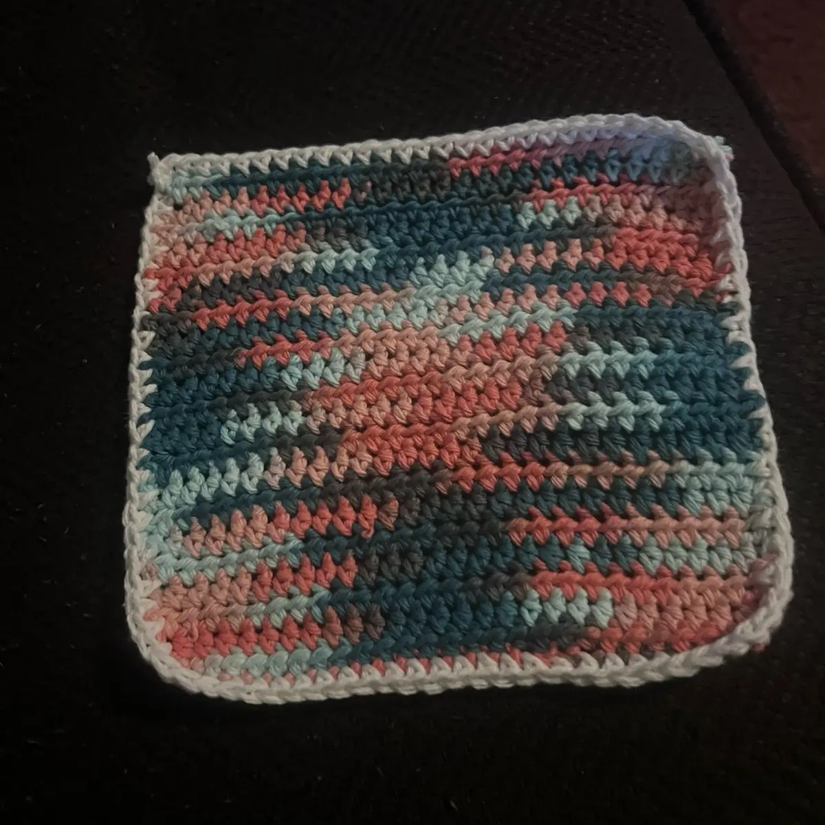 Crocheted dishcloth set of 4