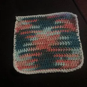 Crocheted dishcloth set of 4