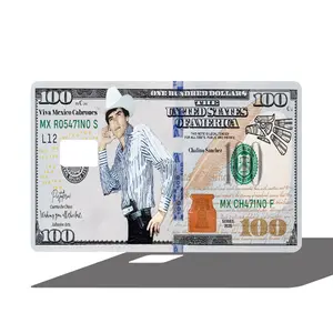 Chalino Sanchez $100 Debit Card Vinyl- High Quality Sticker/ Small Chip