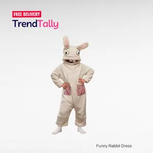 Women's 2026 Funny Rabbit Hooded Fleece Pajamas, Cozy Ultra-Soft Wearable Jumpsuit (Loungewear Dress)