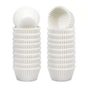 500 Mini Paper Cupcake Liners, Muffin Lining, Oil-Resistant, Odor-Free, Small Paper Cupcake Packaging, Baking Cups