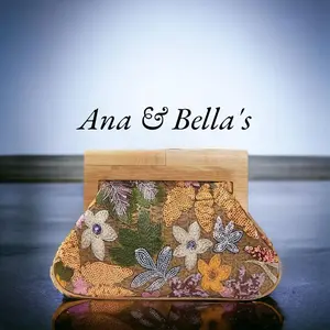 Women's Elegant Flower Handbag with Multiple Compartments