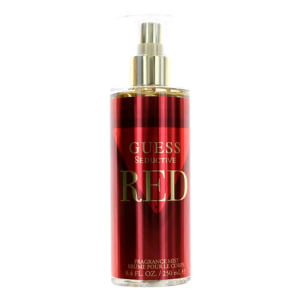 GUESS Seductive Red Fine Fragrance Mist, Women's Body Spray with Cherry, Vanilla & Sandalwood Notes, 8.4 fl oz