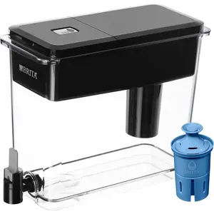 Water Dispenser With UltraMax Elite Filter, Removes 99% of Lead, Includes 1 Filter, 27-Cup Capacity, Black