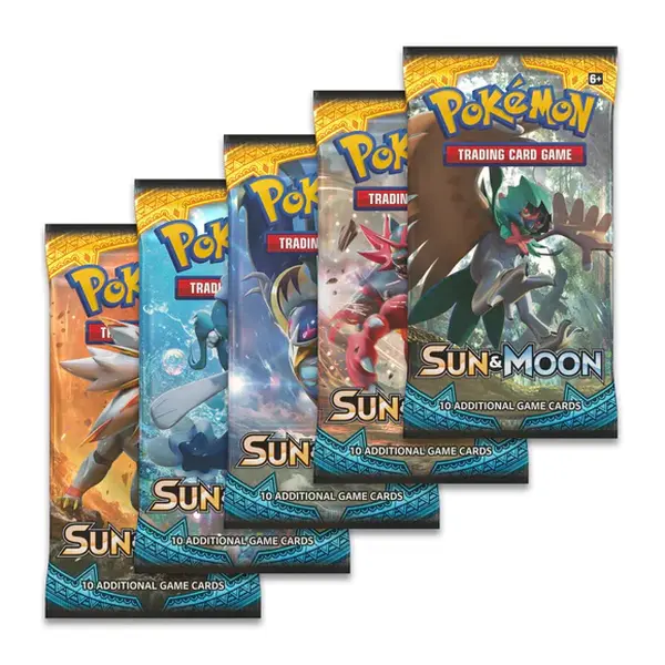 Pokémon Sun N Moon Base Set Booster Pack - Includes 10 Additional Game Cards, Includes 10 Game Carriers