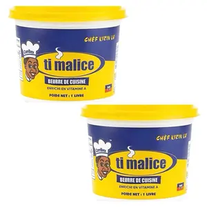Chef Kizin La ,Ti Malice Beurre de Cuisine 1 lb Pack of 2