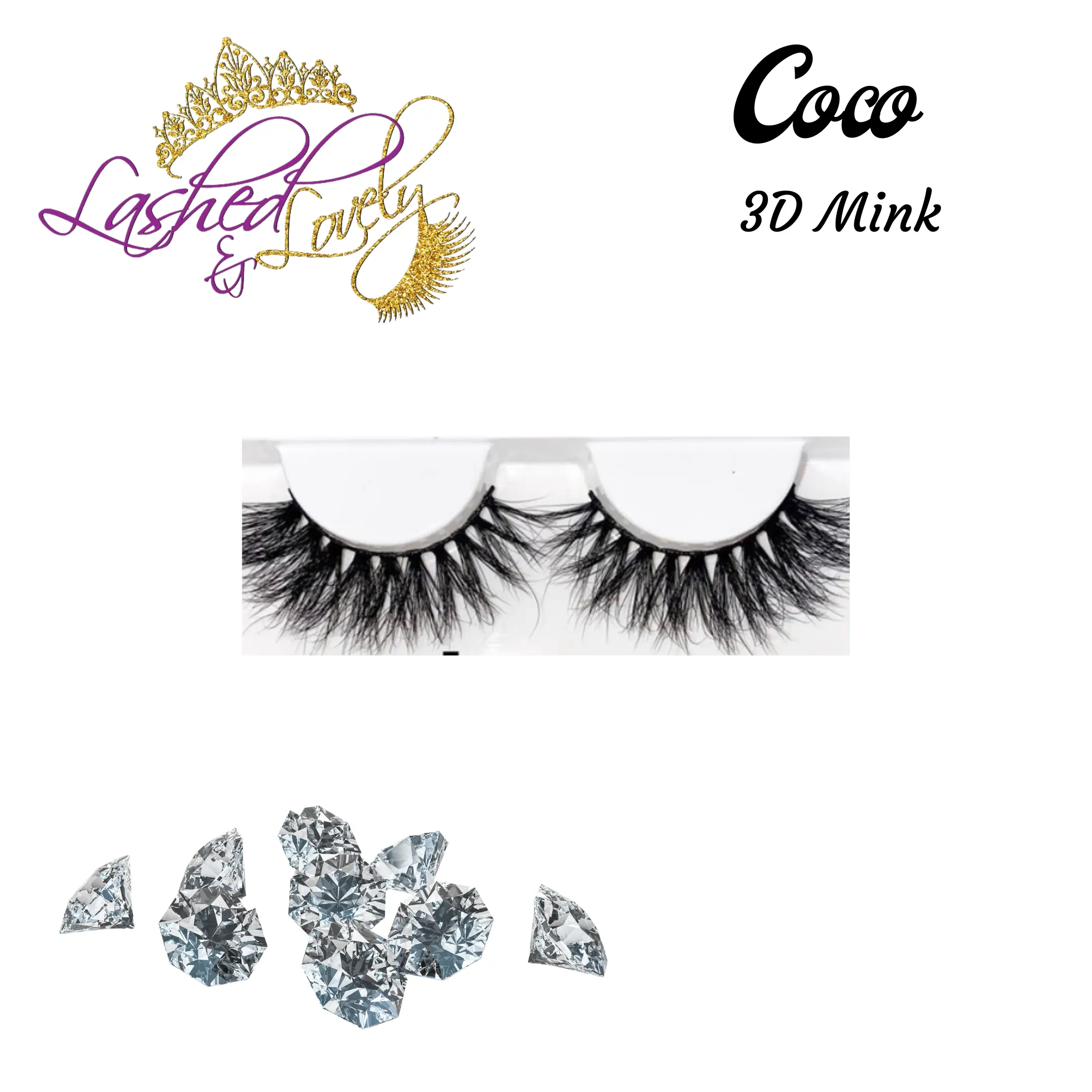 Coco 20mm Eyelash Extension makeup cosmetic
