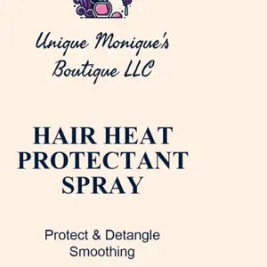Unique Monique’s Heat Protectant Spray – Hydrate, Detangle & Shield from Heat Damage