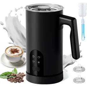 Milk Frother and Steamer, 4-in-1 Automatic Electric Milk Frother 11.8oz/350 ml, Instant Hot and Cold Foam Maker, Milk steamer Heater Foamer Warmer for Coffee, Cappuccino, Macchiato, Latte