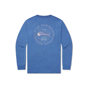 FieldTec™ Heathered Tee - Mahi Circle - Long Sleeve