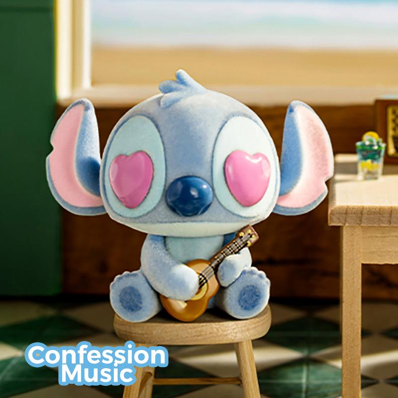 Disney Stitch Confession Series Flocking Blind Box Pendant - Lightweight and Huggable, Ideal for School, Shopping or Parties, Birthday Gift for Women and Teens