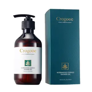 Crogooe Herbal Extracts Shower Gel, About77% Artemisia Extract with AminoAcid,Body Wash for Skin Care Body Care Soap Comfort Cleanser Cleansing Skin Repair