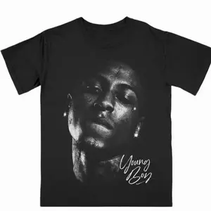 Free Yb Triumph Shirt, Youngboy Shirt, Y2k Style Tour Merch 2024, Vintage Retro 80s Graphic Tshirt, Streetwear Unisex Shirt Round Neck Casual