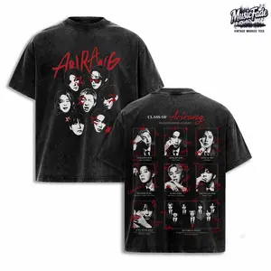 Arirang Bangtan Members Signature Graphic Unisex T-Shirt, Retro 90s Tee, World Tour 2026, Vintage Seven Shirt, Bangtan Kpop Merch, Army Shirt, Outfit Gifts For Fans, BT21 Kpop Band Tee, Tour 2026 T-Shirt, Tee For Fans, Unisex Shirt Graphic Tee, Fan Merch