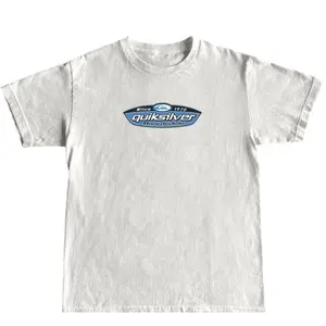 Vintage 90s Quiksilver Skateboarding & Surfing Unisex Crew Neck Tees    Casual Short-Sleeve Top Quick-Dry Moisture-Wicking Eat Sleep Goon Repeat T-Shirt Cotton Say You Swear 67 Skull In Utero Graphic Classic Men's Double-Sided Print Anime Need Cigarette