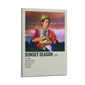 Conan Gray Sunset Season Poster for Bedroom Aesthetic Canvas Wall Art Living Room Posters Painting Picture Print Modern Family Decor Artist Bathroom Poster