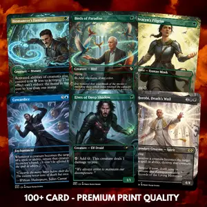 MTG Proxy 100+ Card Commander Deck – World War Military Strategy Theme Ready to Play Perfect Gift for Collectors & Players
