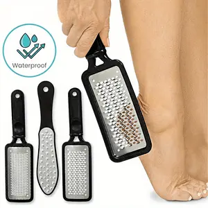3 Pack Stainless Steel Pedicure Filer Callus Remover Scrubber Tool for Men Women Beauty & Personal Care
