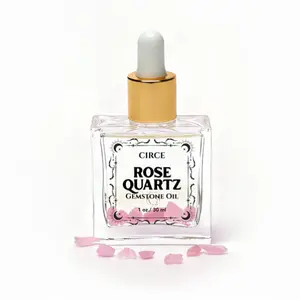 Rose Quartz Body Oil Sample – Crystal Self-Love Glow | 1 oz