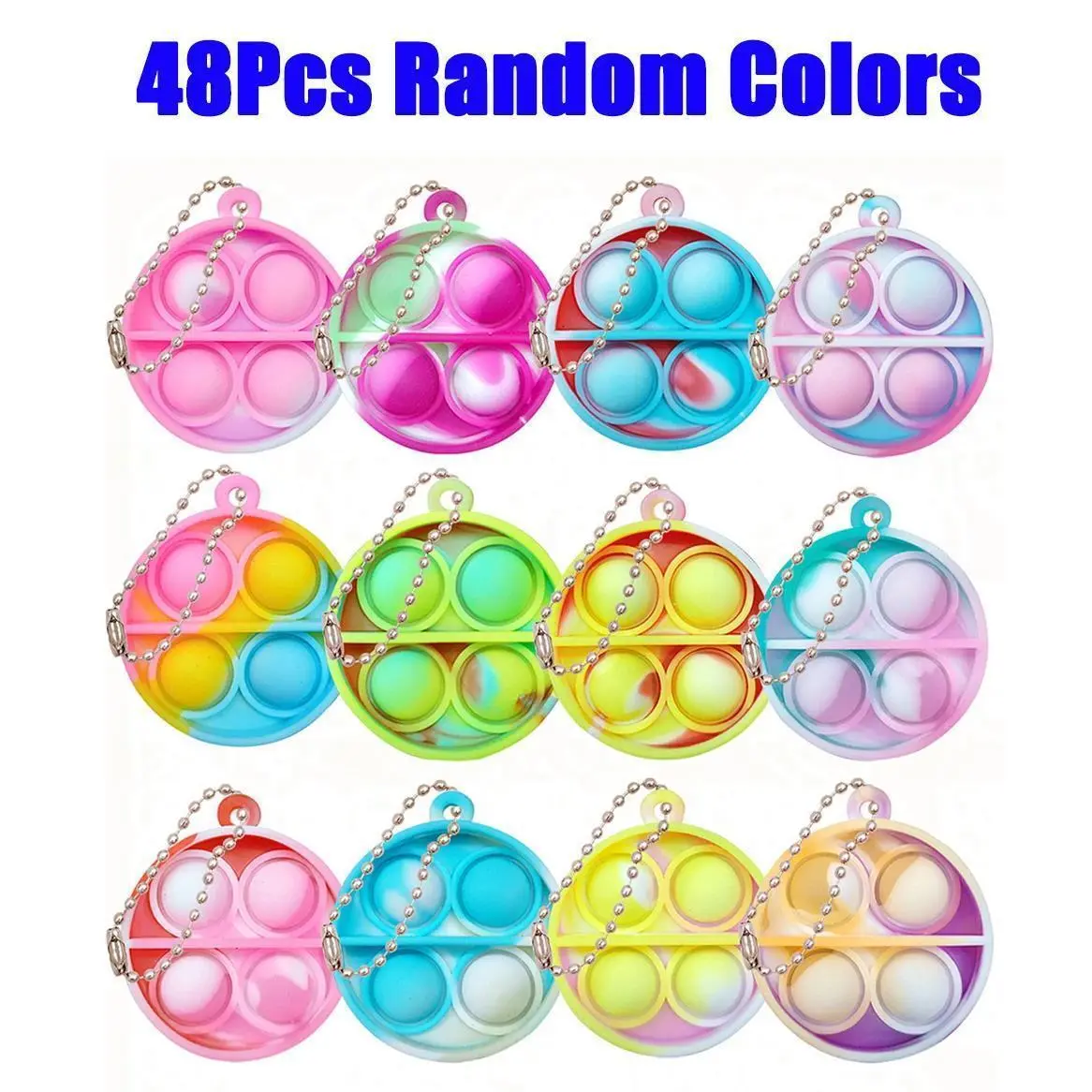 48Pcs Random Round