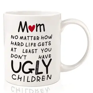 Mug Gifts for Mum, 330ml Funny Coffee Mug, Mum Birthday Gifts for Stepmum Grandma from Daughter Son, Mothers Day Presents for Mummy Wife Women on Birthday Christmas Anniversary