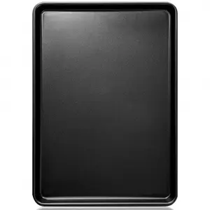 Stainless Steel Non-Stick Baking Pan, Durable Carbon Steel, Multi-Functional Cooking Plate, Ideal for Pizza, Cookies, Cakes, Washable