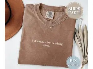 Comfort Colors Womens Reading Shirt For Mother's Day Booklover T-Shirt Gift Readers Tshirt Minimalist Tee Bookworm Shirt Book Shirt Bookish
