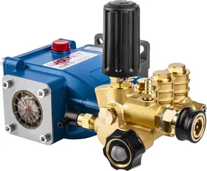 WOJET Triplex Plunger Pressure Washer Pump, 3600PSI 2.7GPM, 3/4" Shaft, Self-Priming, Horizontal Replacement Pump Kit for Honda GX160 GX190 GX200, Dewalt 3000PSI, Simpson 90037, Generac 5-7HP Engines