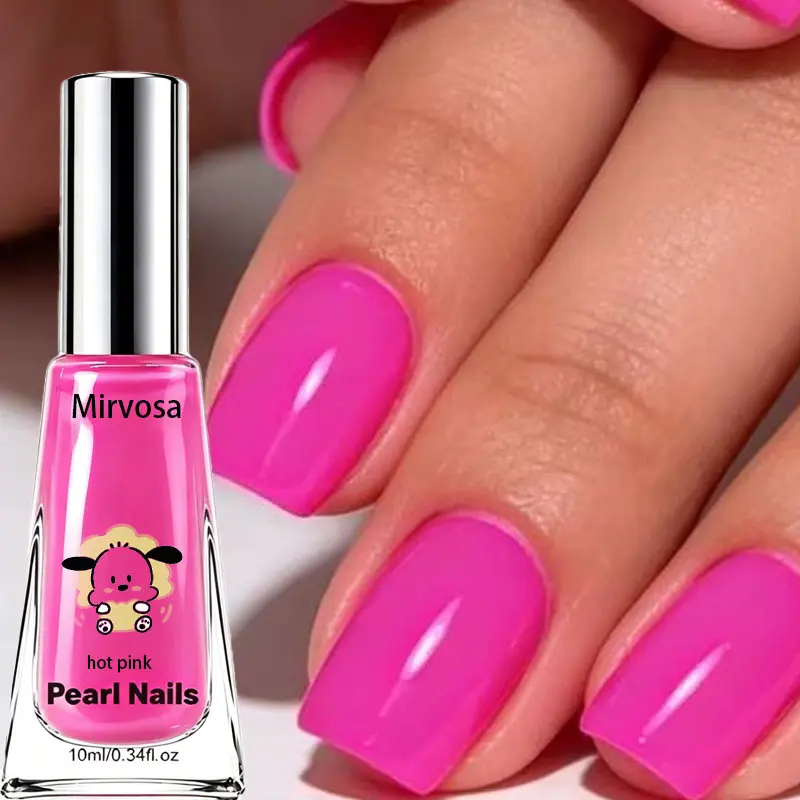 Hot Pink Nail Polish, Natural-Drying, Nail-Strengthening Formula - Salon-Quality Results, Easy for Beginners, Ideal Gift for Fashion & Beauty Enthusiasts
