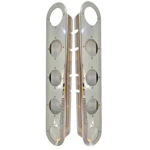 JML Kustoms – Peterbilt Front Air Cleaner Brackets with 5 Watermelon Holes